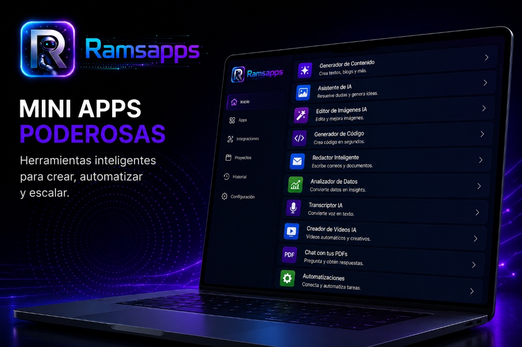RamsApps Laptop Interface